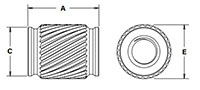 PEM CASTSERT Press-in Inserts_DIM