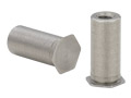Threaded Standoffs for Installation Into Ultra-Thin Stainless Steel Sheets as Thin as .025” - Types TSO4 - Unified